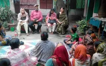 Programme at the Bishnu Bazar, Dhaka, Bangladesh